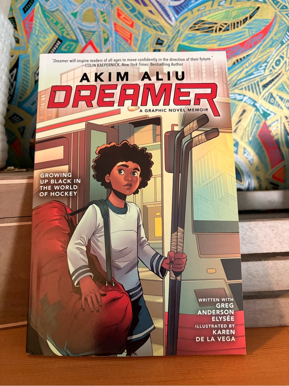 DREAMER Youth Graphic Novel Memoir - Red Cover